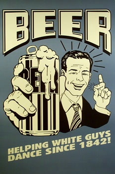 cartel antiguo cerveza